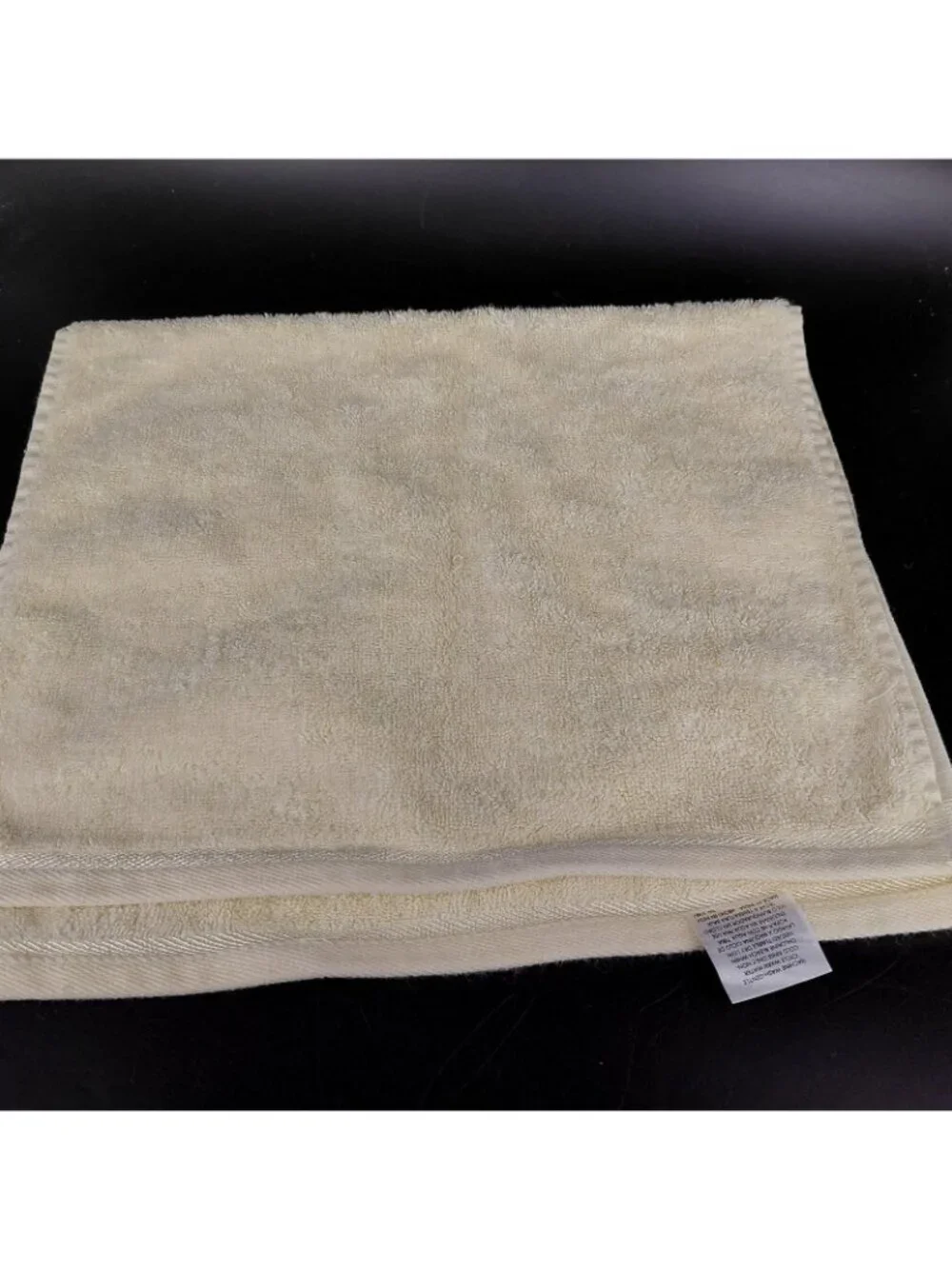 Croscill Beige Cotton Towel Set Bath Hand Finger Botanical Fresco Grasses 5 pc